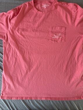 Vineyard Vines Coral Short-Sleeve Pocket Tee